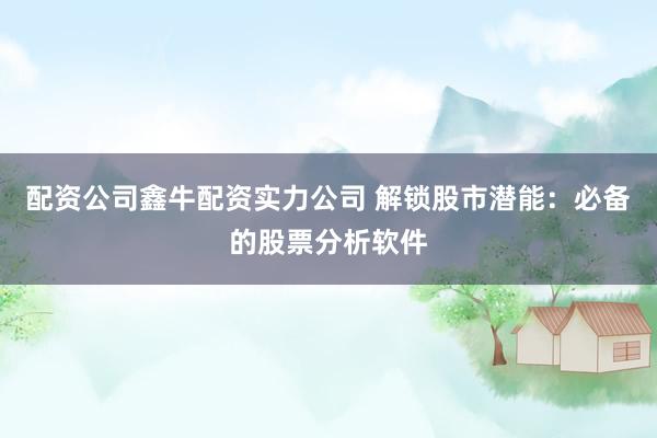 配资公司鑫牛配资实力公司 解锁股市潜能：必备的股票分析软件