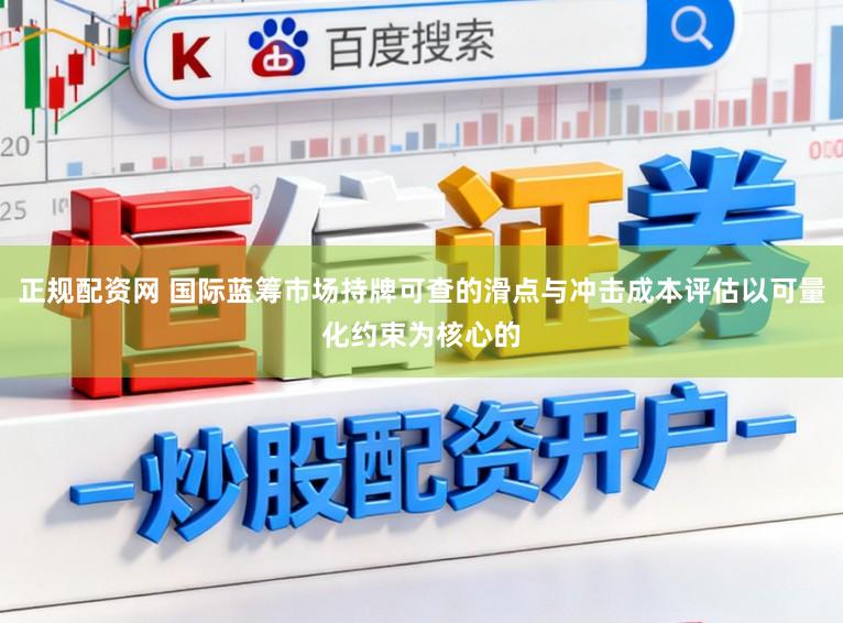 正规配资网 国际蓝筹市场持牌可查的滑点与冲击成本评估以可量化约束为核心的