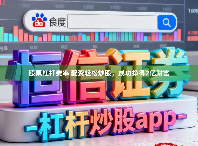 股票杠杆费率 配资轻松炒股，成功挣得2亿财富
